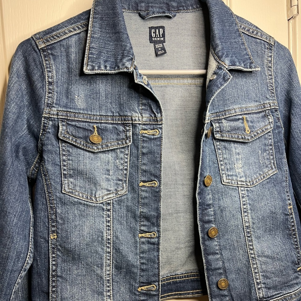 GAP girls denim jacket. XL